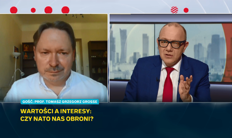 Prof. Tomasz Grzegorz Grosse w Programie „Punkt widzenia Jankowskiego”