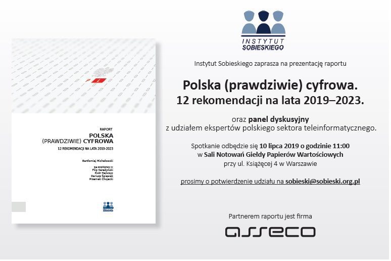 Zaproszenie na prezentację raportu – GPW, 10.07.2019 godzina 11:00