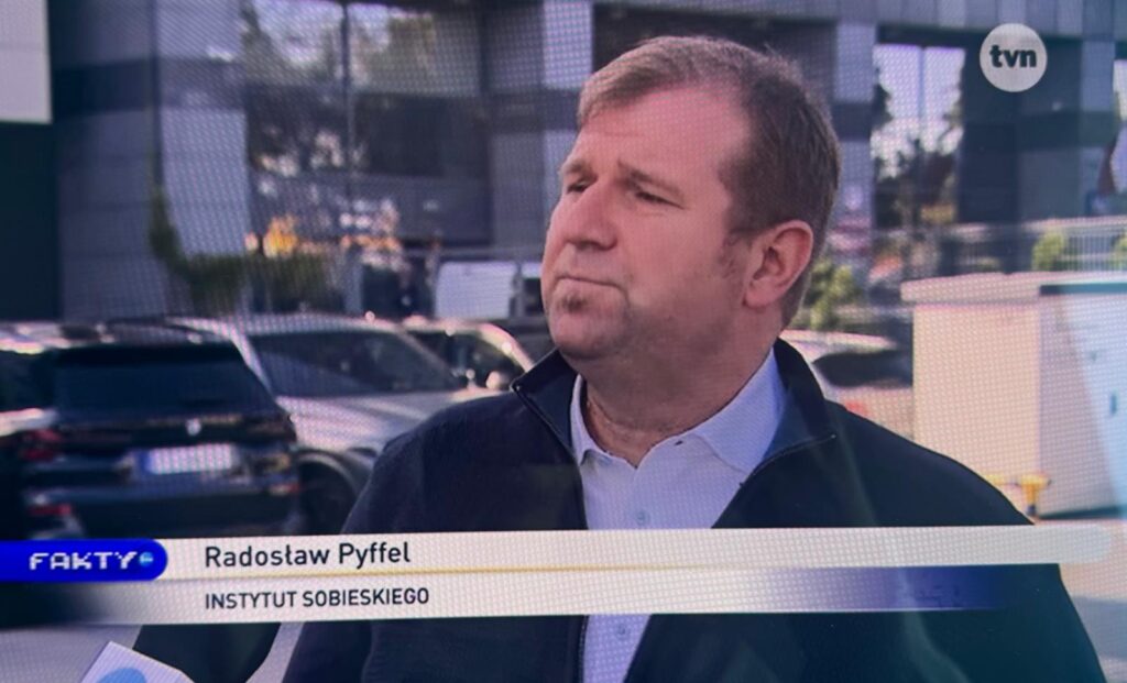 Radosław Pyffel w „Faktach” TVN